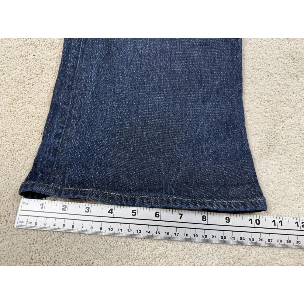 NWOT J. CREW '96 Flare Button Fly Women's Sz 26 (actual 26x30) Blue Jeans #1472